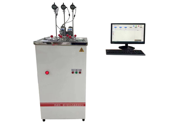 Iso 75 Astm D 648 Hdt Vicat-testmachine in thermische vervorming