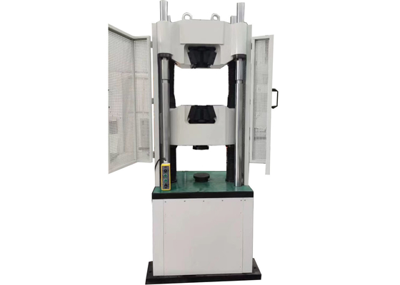 1000 kn servo hydraulische testmachine voert zowel spanningsonderzoeken uit op stalen rondes als platten