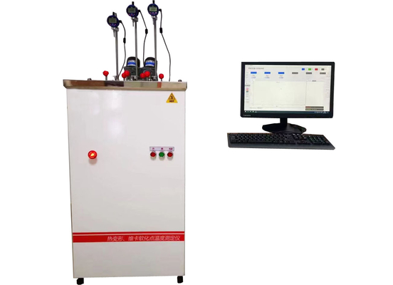 Automatisch opheffend monstersysteem HDT Vicat-testmachine voor deformatietemperatuuronderzoek