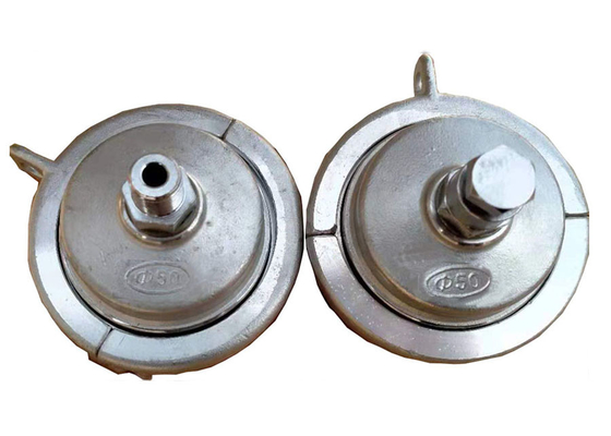Zilverenwit 304# roestvrij staal Plastic Pipe Seal End Caps voor Precision Casting binnen Meet Standard ISO1167