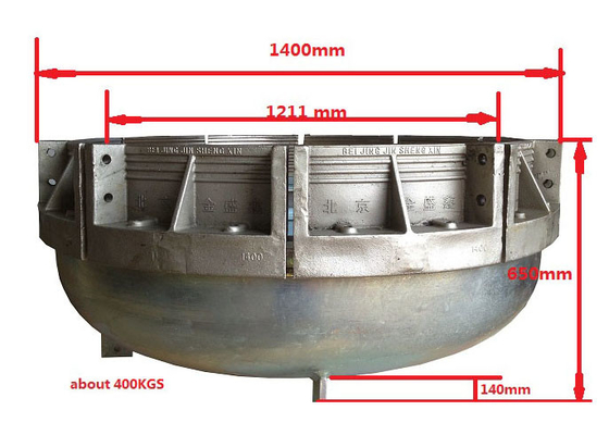 DN 1200mm Plastic Pipe End Caps met hydrostatische test ASTM D 1598/1599 Normen