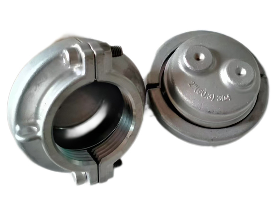 2 inch 60,3 mm roestvrijstalen eindkappen voor PVC PP buis Hydrostatische druk