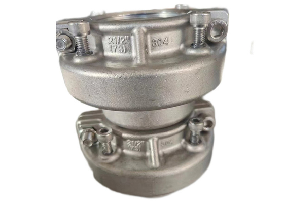2.5 inch 73mm roestvrijstalen eindkappen voor PVC PP-buis met hoge drukweerstand