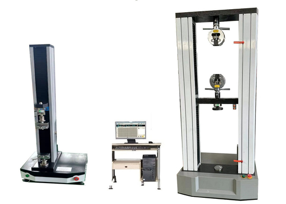 10KN elektrische universele testmachine met 0,001 mm dwarsbalkverplaatsing resolutie voor materialen testen en controleren