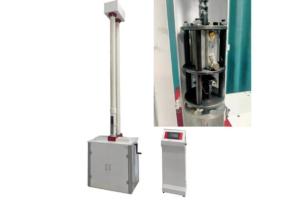 Valhamertestapparatuur voor het uitvoeren van impacttests op plastic buisglasaardewerk en andere niet-metalen materialen met resultaten