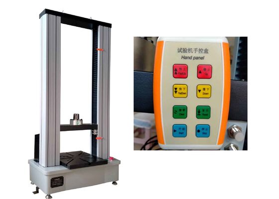 Elektronische universele testmachine met gesloten lusbesturingssysteem en geautomatiseerde gegevensverwerking voor materiaaltests