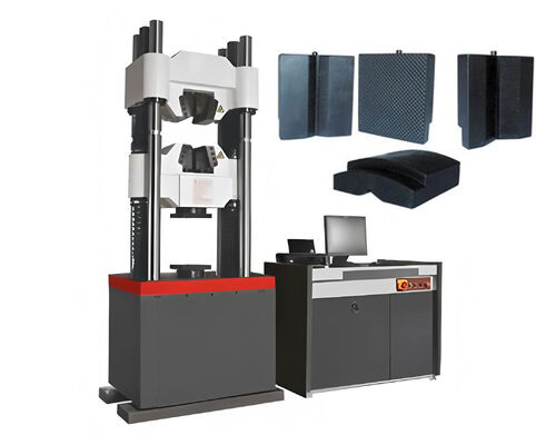 Servo-hydraulische testmachine met vier kolommen en oliecilinder-down-type voor verbeterde stabiliteit en nauwkeurigheid