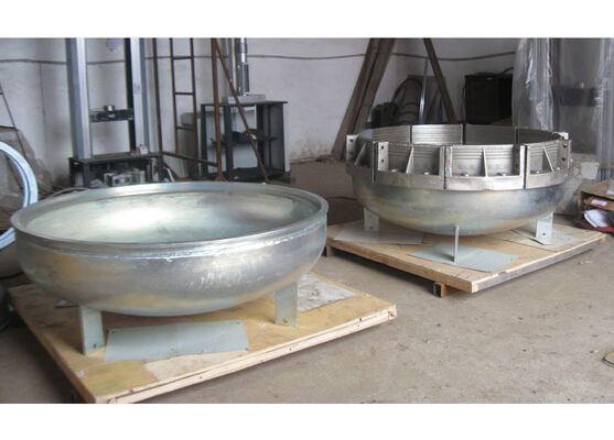 DN 1400 mm kunststof buiseindkappen met A-type structuurbevestiging voor maximale duurzaamheid en ultrahoge drukweerstand