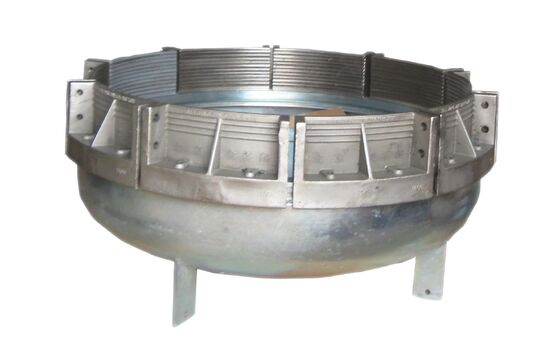 Lichtgewicht kunststof buiseindkappen met trommelvormig afdichtingsuiteinde en gekarteld contactoppervlak voor verbeterde klemkracht