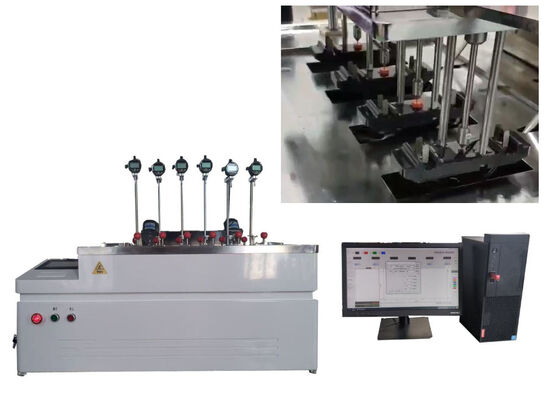 HDT VICAT-testmachine voor kunststofwarmteafbuiging en Vicat-verwekingspunttesten volgens ASTM D648-normen