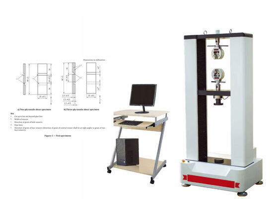 Elektronische universele testmachine die een robuuste mechanische structuur combineert met geavanceerde elektronica voor bediening