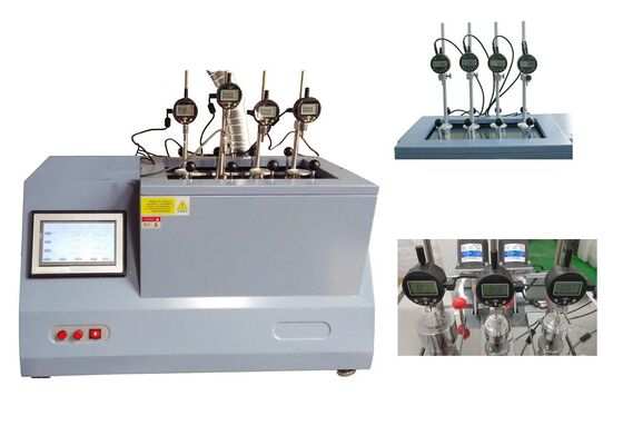 HDT VICAT-testmachine die wordt gebruikt bij de productie en het onderwijs van wetenschappelijk onderzoek voor het testen van thermoplastische hete vervorming