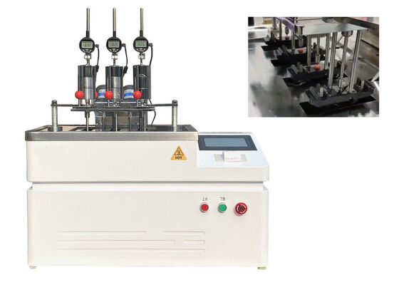 HDT VICAT-testmachine-oplossing voor het meten van de warmtevervormingstemperatuur en het Vicat-verwekingspunt van polymeermonsters