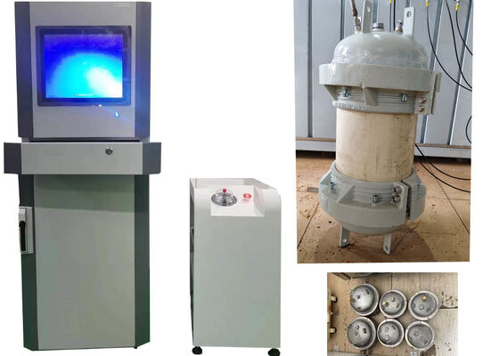 Hydrostatische druktestmachine voor kunststof buizen, 0-100 bar burst-testapparatuur conform ISO1167 voor thermoplastische buisdrukweerstandstest